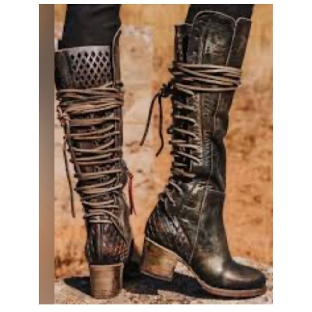 Freebird by Steven CARVER Lace Up Boot Size 8